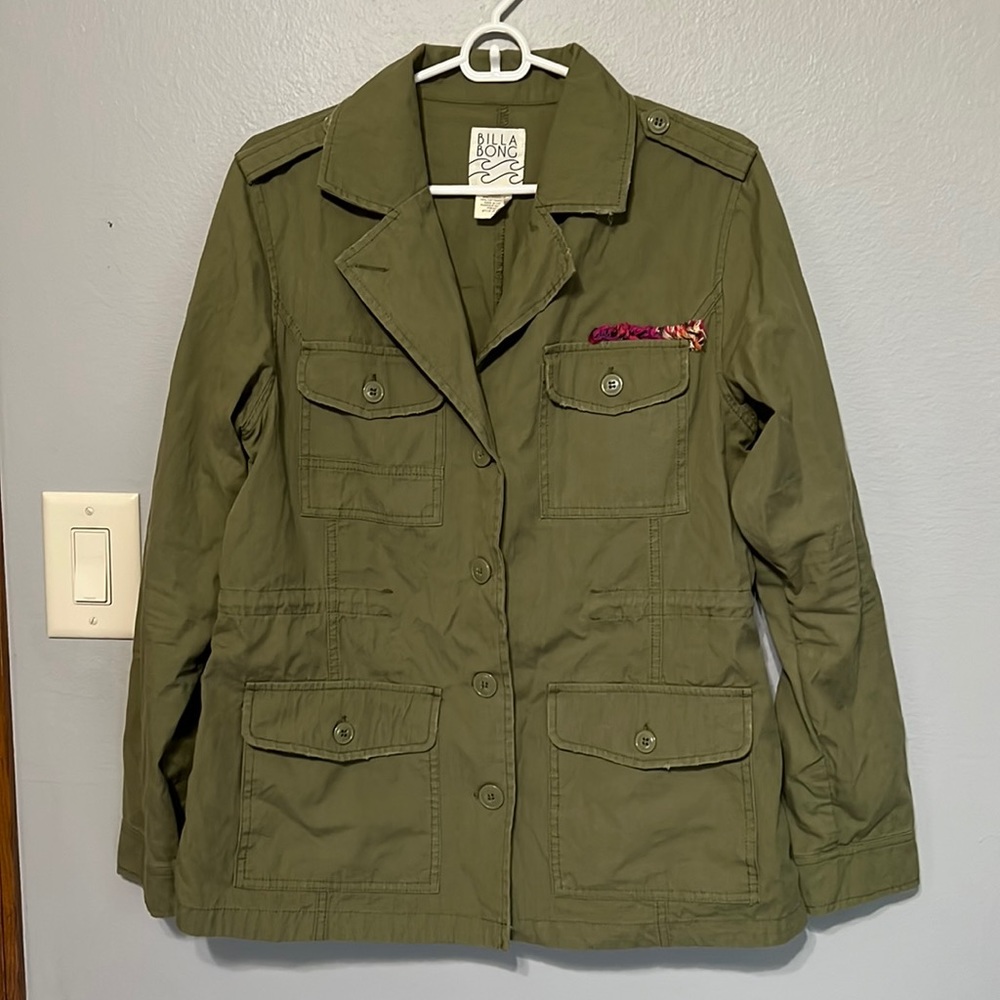 Billabong Army jacket size L